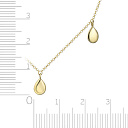 Колье из желтого золота, плетение бельцер (ролло)