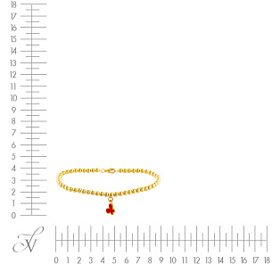 Браслет декоративный из серебра с эмалью