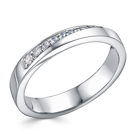 Кольцо из платины с бриллиантами