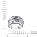 Кольцо из серебра с фианитом