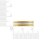 Кольцо обручальное из золота с эмалью