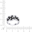 Кольцо из белого золота с бриллиантами