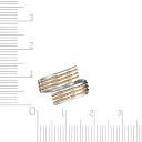 Кольцо из серебра с позолотой