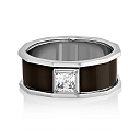 Кольцо из серебра с фианитом