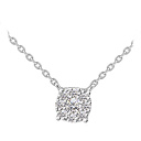 Колье из белого золота с бриллиантами