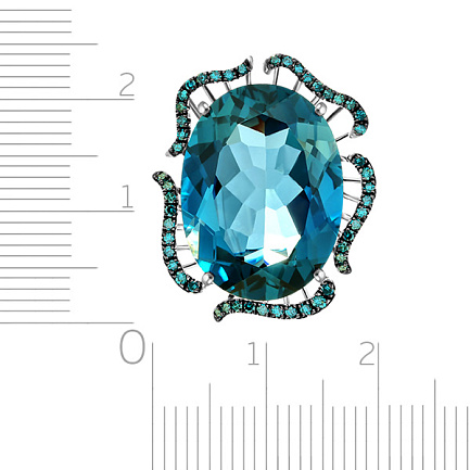 Кольцо из белого золота