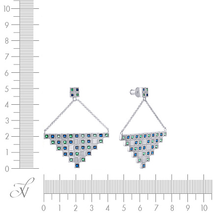 Серьги Пусеты