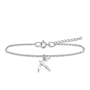 Браслет декоративный из серебра