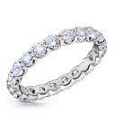 Кольцо из белого золота