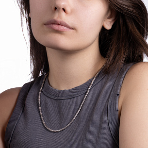 Цепь декоративная из серебра