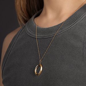 Подвеска из желтого золота