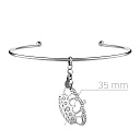 Браслет декоративный из серебра