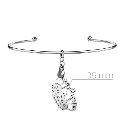 Браслет декоративный из серебра