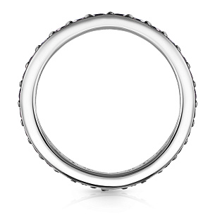 Кольцо из серебра с фианитом