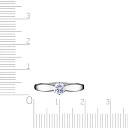 Кольцо из белого золота