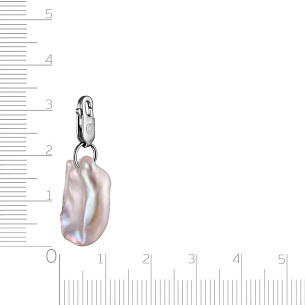 Подвеска из серебра с жемчугом