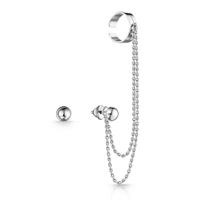 Серьги Пусеты из серебра