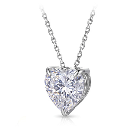 Колье из серебра с фианитом