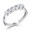 Кольцо из белого золота с бриллиантами