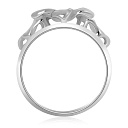 Кольцо из белого золота