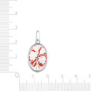 Подвеска из серебра с агатом