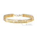 Браслет декоративный из желтого золота