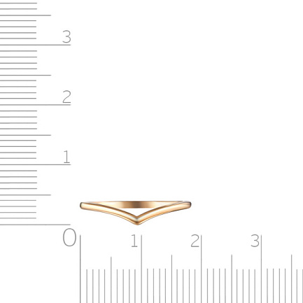 Кольцо из красного золота