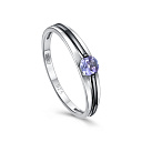 Кольцо из серебра с фианитом