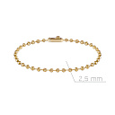 Браслет из желтого золота