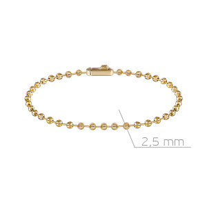 Браслет из желтого золота