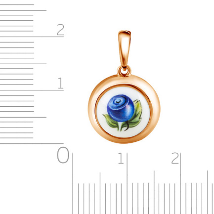 Подвеска из красного золота