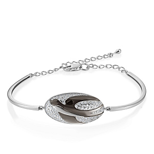 Браслет из белого золота с бриллиантами