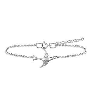 Браслет декоративный из серебра