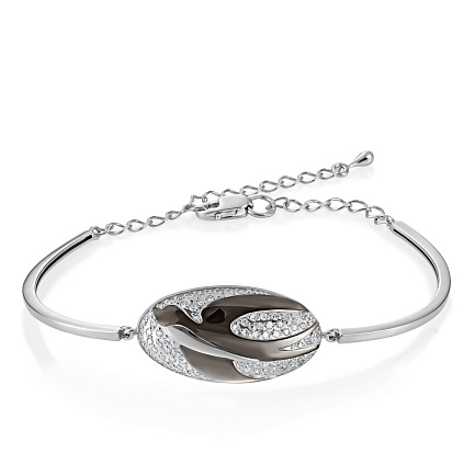 Браслет из белого золота с бриллиантами