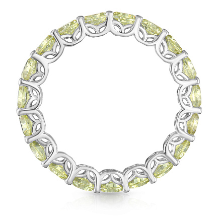 Кольцо из серебра с цирконием