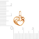 Подвеска из красного золота