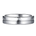 Кольцо из серебра с бриллиантом