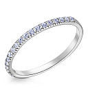 Кольцо из серебра с фианитом