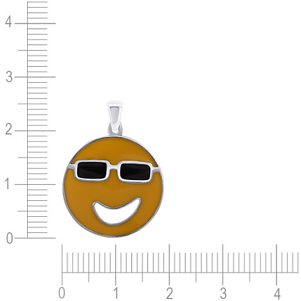 Подвеска из серебра с эмалью