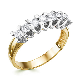 Кольцо из золота с бриллиантом