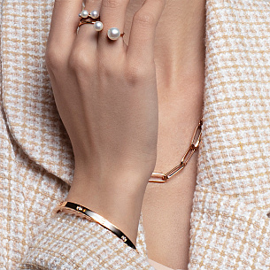 Колье из красного золота