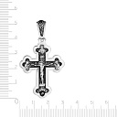 Крест ручной работы из серебра