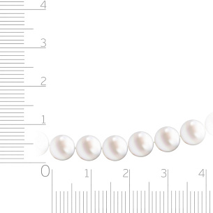 Бусы из жемчуга с красным золотом