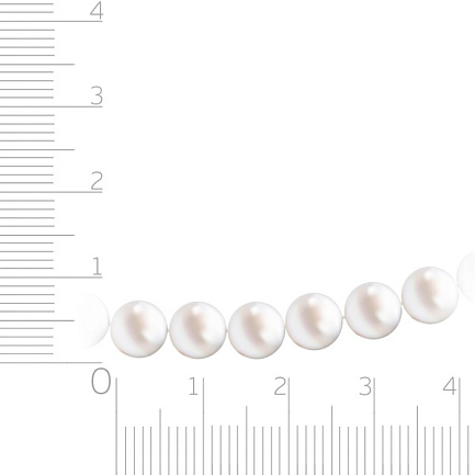 Бусы из красного золота с жемчугом