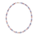 Бусы из красного золота с жемчугом