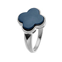 Кольцо из серебра с керамикой, эмалью