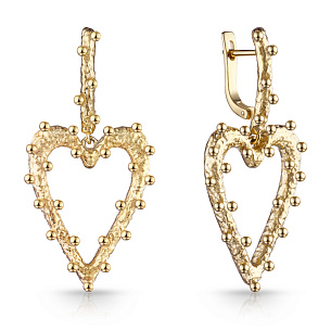 Серьги с английским замком из серебра