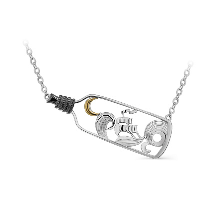 Колье из серебра