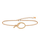 Браслет декоративный из красного золота