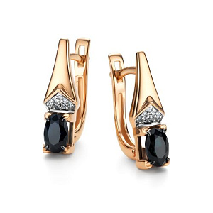 Серьги с английским замком 26225-102